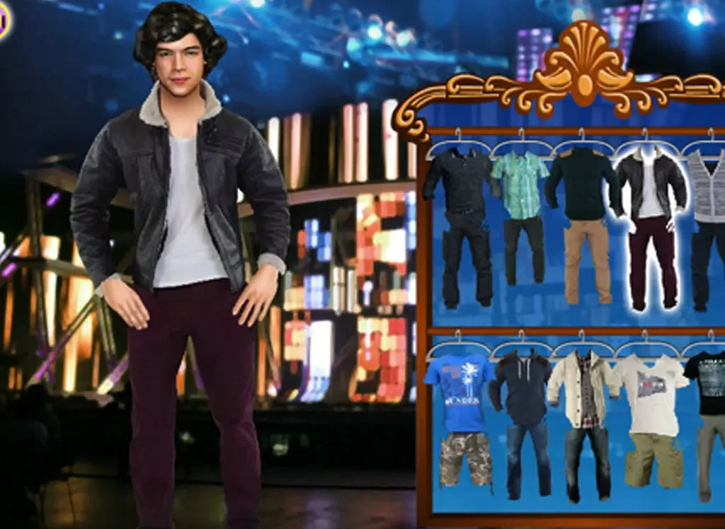 Celebrity Dressup Harry Styles Version iPad  Screenshots