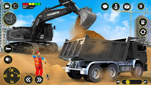 Heavy Excavator Simulator Game スクリーンショット