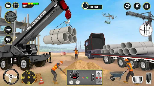 Heavy Excavator Simulator Game スクリーンショット