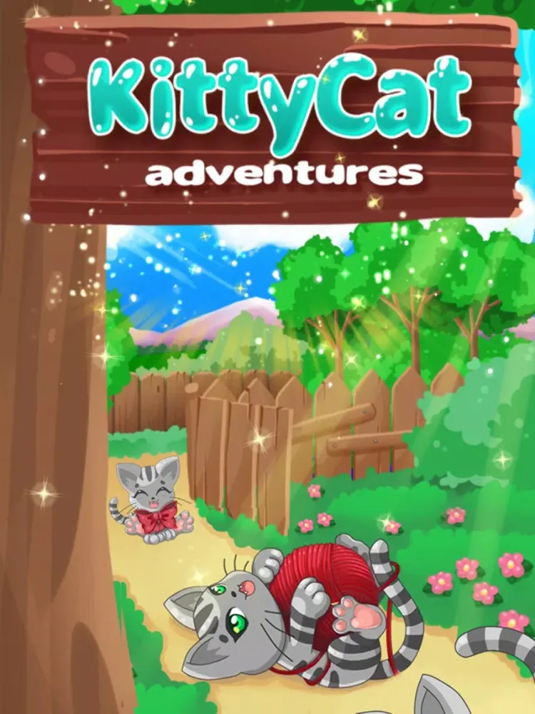 Captures d'écran de Kitty Cat Adventures: Match 3 iPad 