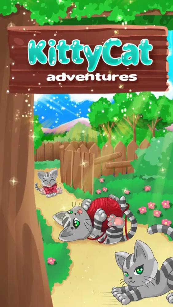 Captures d'écran de Kitty Cat Adventures: Match 3