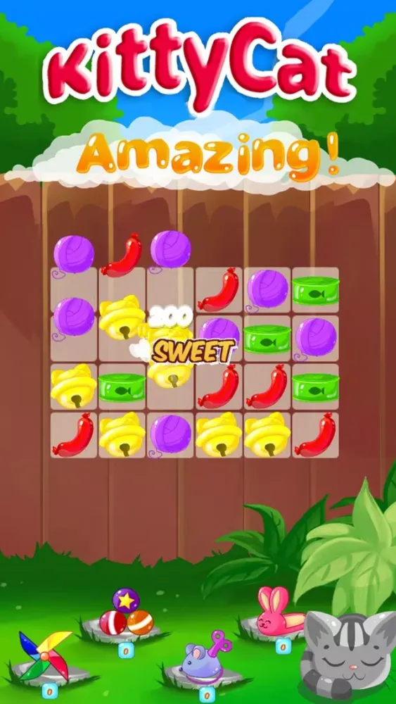 Captures d'écran de Kitty Cat Adventures: Match 3