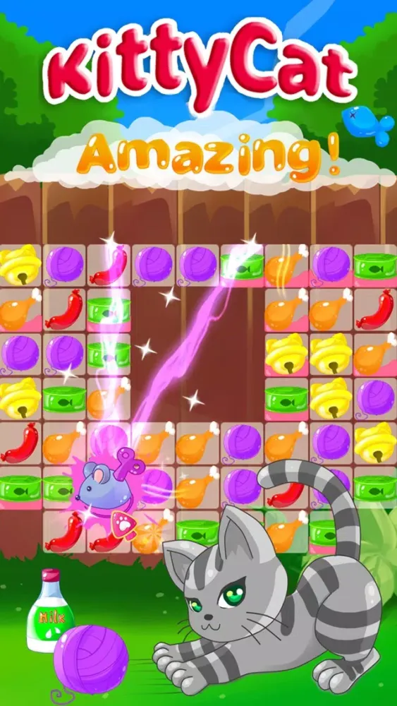 Captures d'écran de Kitty Cat Adventures: Match 3