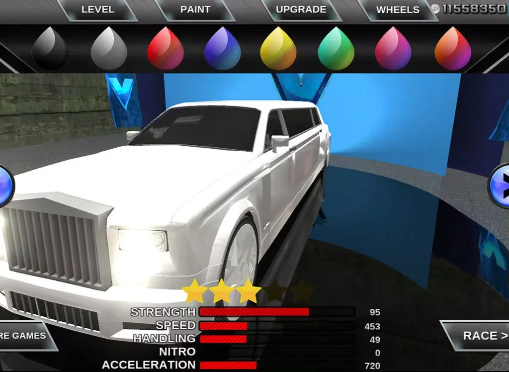 Zrzuty ekranu Limo Driving 3D Simulator iPad 