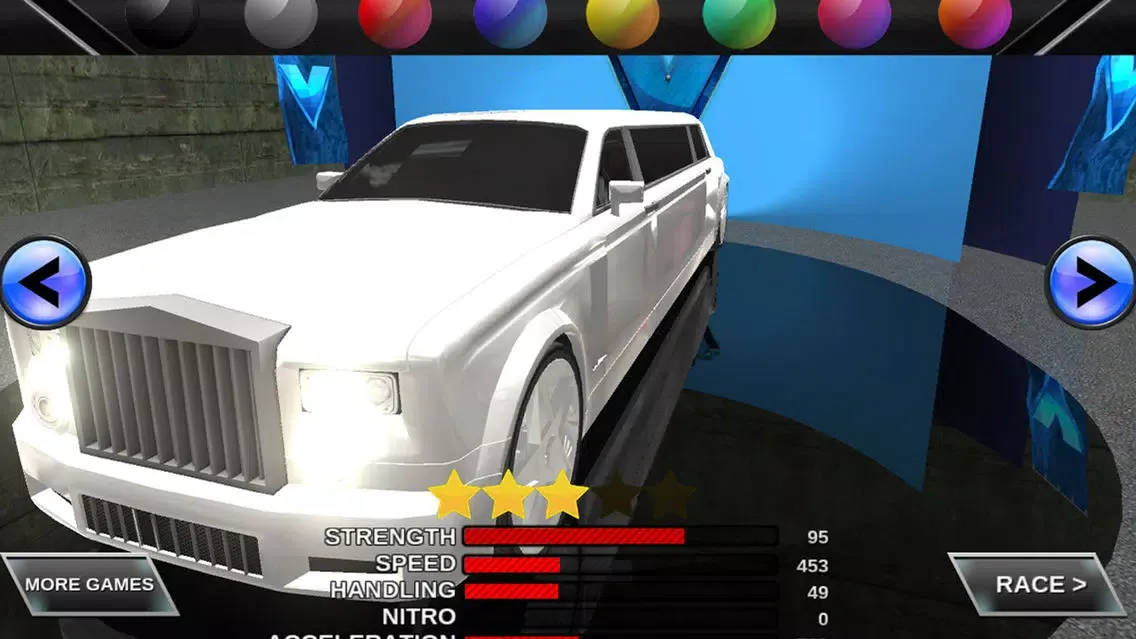 Zrzuty ekranu Limo Driving 3D Simulator