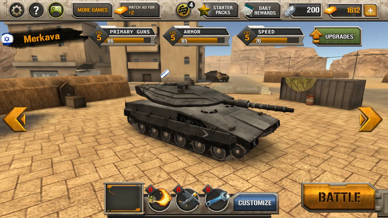 Modern Tank Force: War Hero 스크린샷
