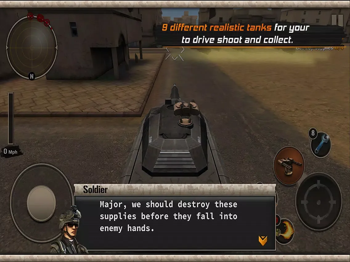 Ảnh chụp màn hình của Modern Tank Force: War Hero iPad 