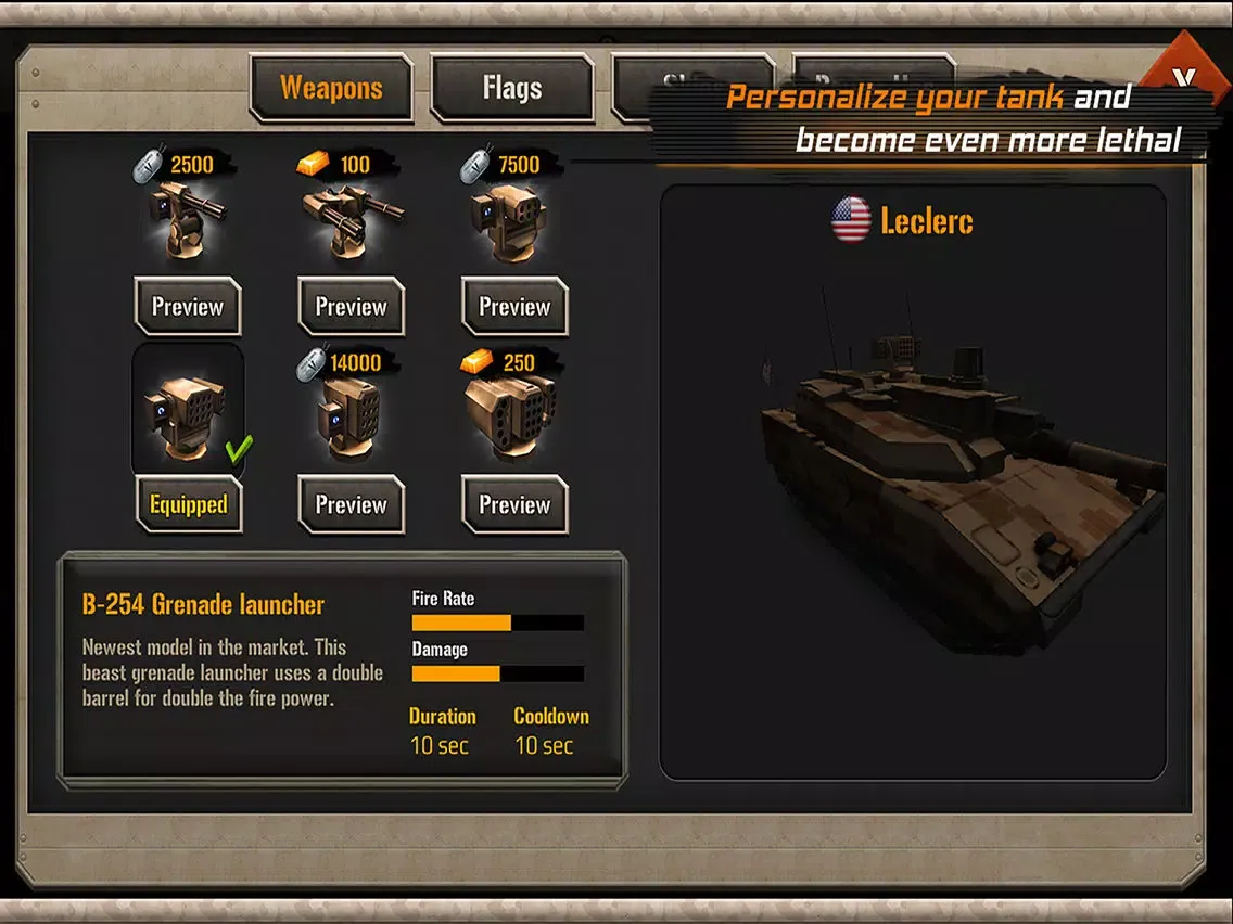 Ảnh chụp màn hình của Modern Tank Force: War Hero iPad 