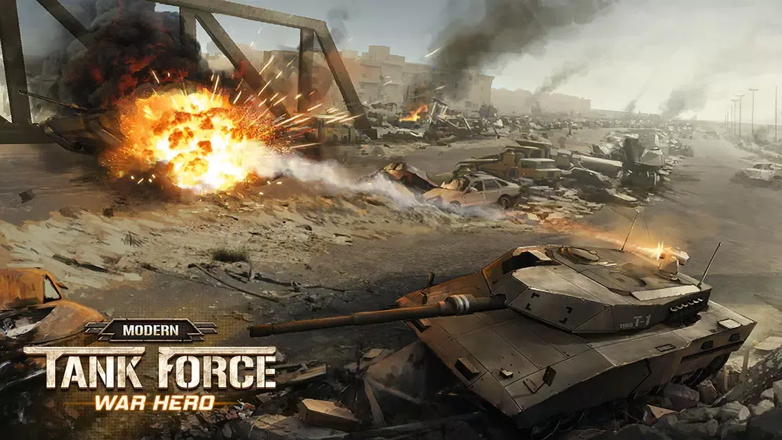 Ảnh chụp màn hình của Modern Tank Force: War Hero