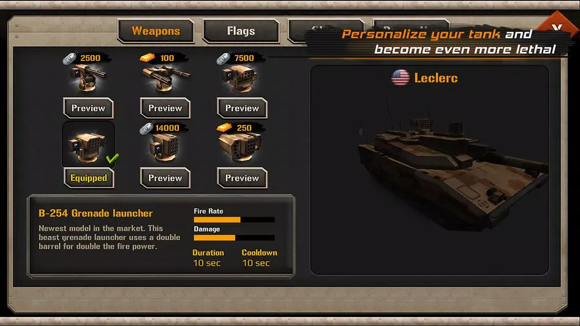 Ảnh chụp màn hình của Modern Tank Force: War Hero