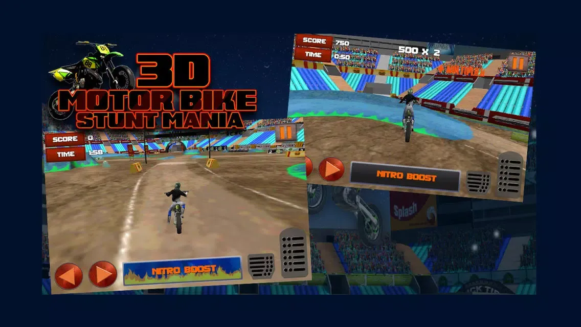 Capturas de pantalla de 3D Motor Bike Stunt Mania