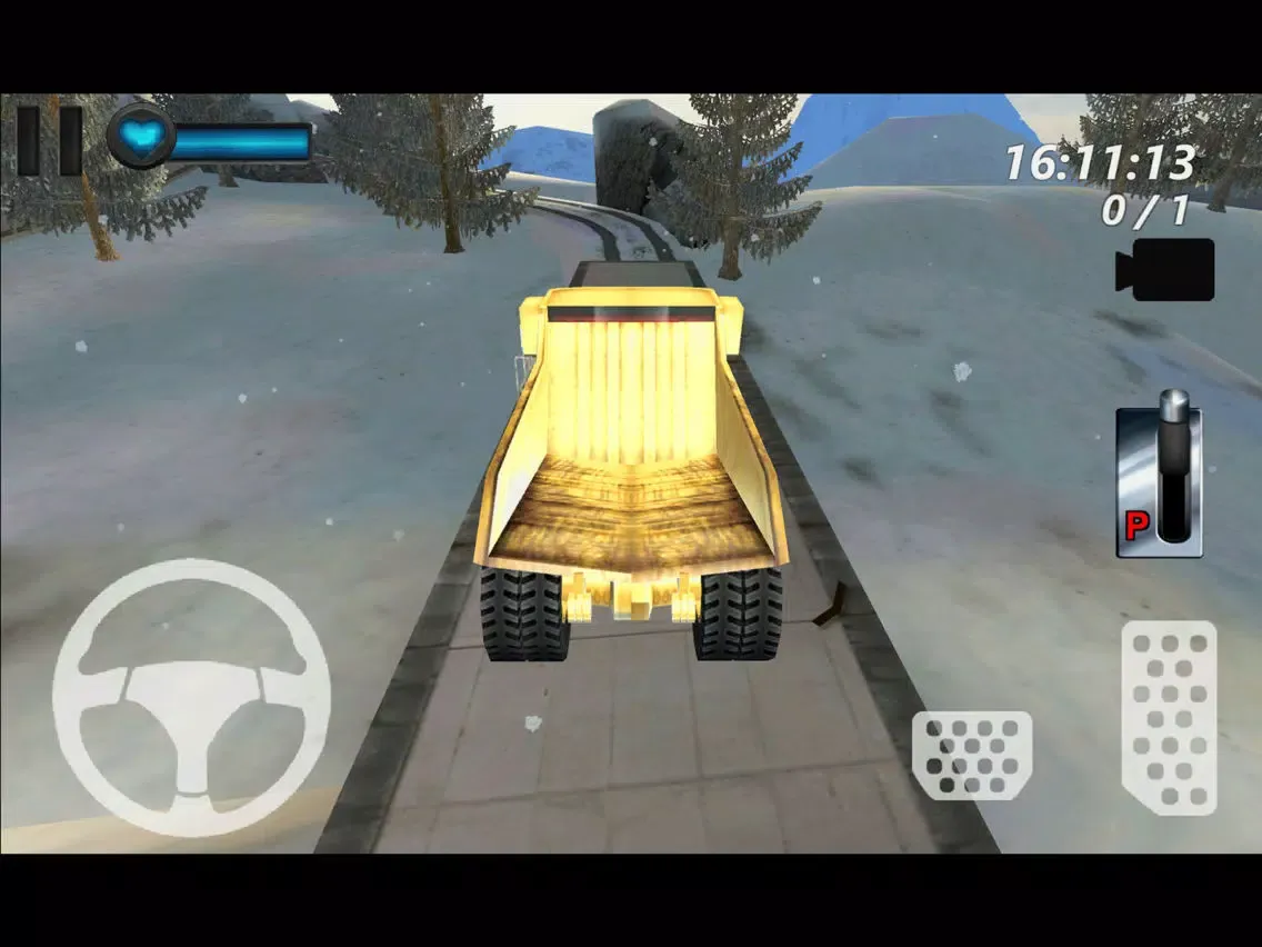 Tangkapan skrin Mountain Mining Ice Road Truck iPad 