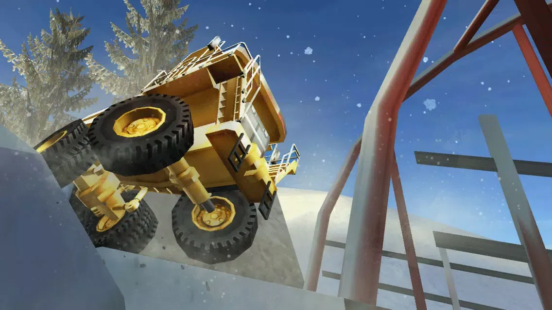 Tangkapan skrin Mountain Mining Ice Road Truck