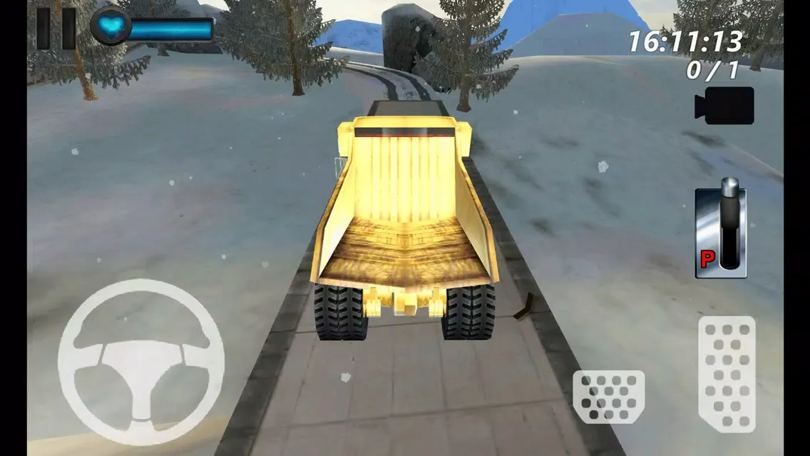Tangkapan skrin Mountain Mining Ice Road Truck