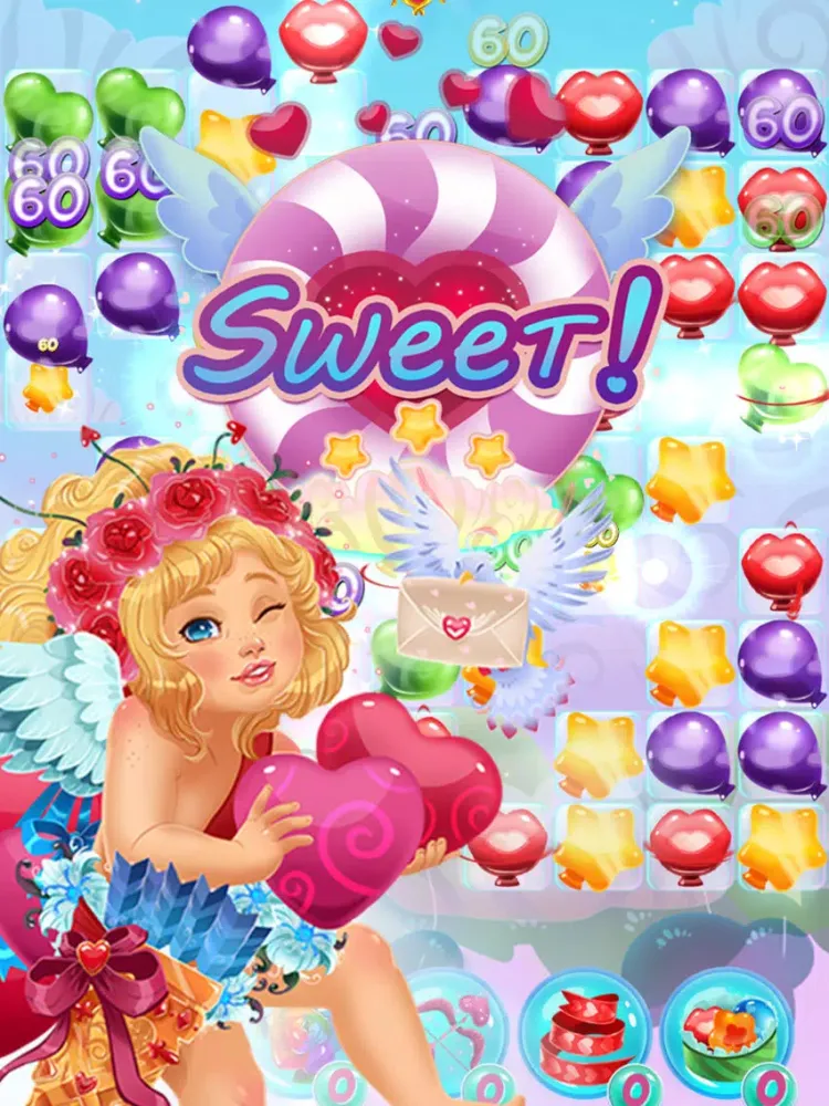 ภาพหน้าจอของ My Valentine's Crush: Match 3 iPad 