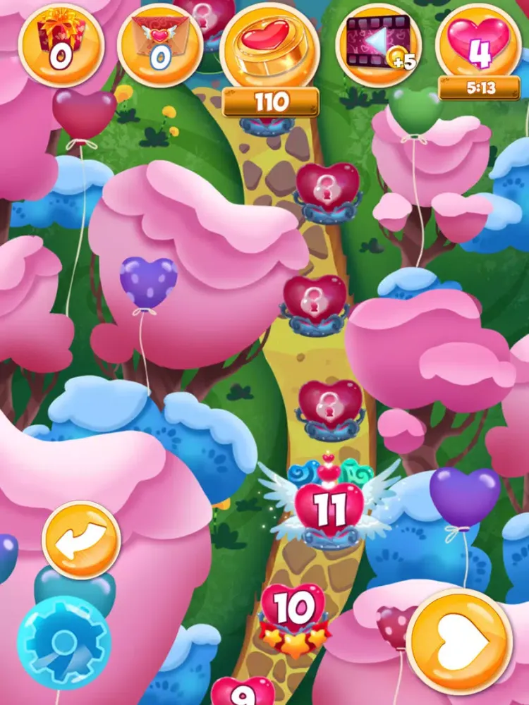 ภาพหน้าจอของ My Valentine's Crush: Match 3 iPad 