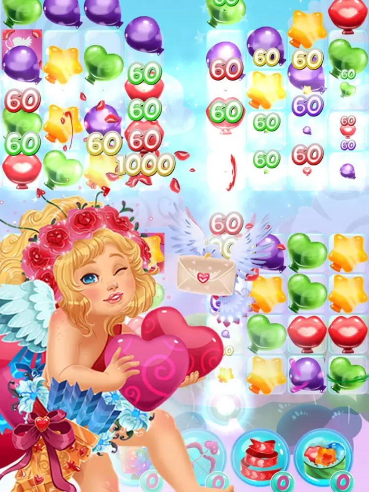 ภาพหน้าจอของ My Valentine's Crush: Match 3 iPad 