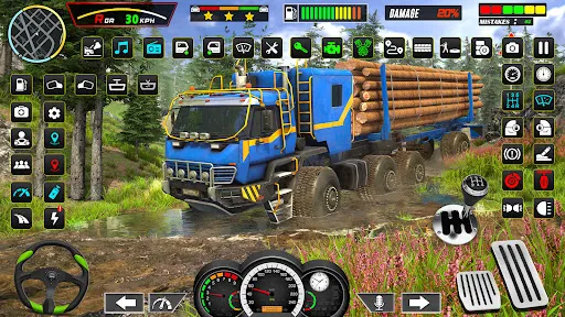 Captures d'écran de Offroad Cargo Truck Games