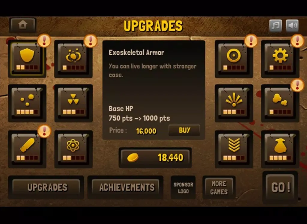 Capturas de tela do Outer Invasion iPad 