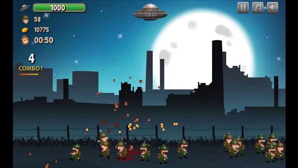 Capturas de tela do Outer Invasion