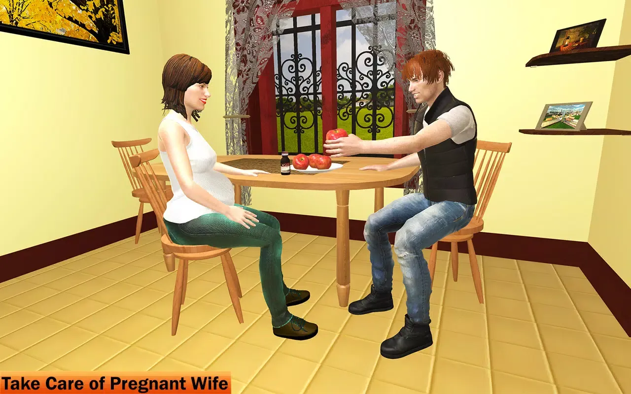 Tangkapan skrin Pregnant Mother Sim Games Life