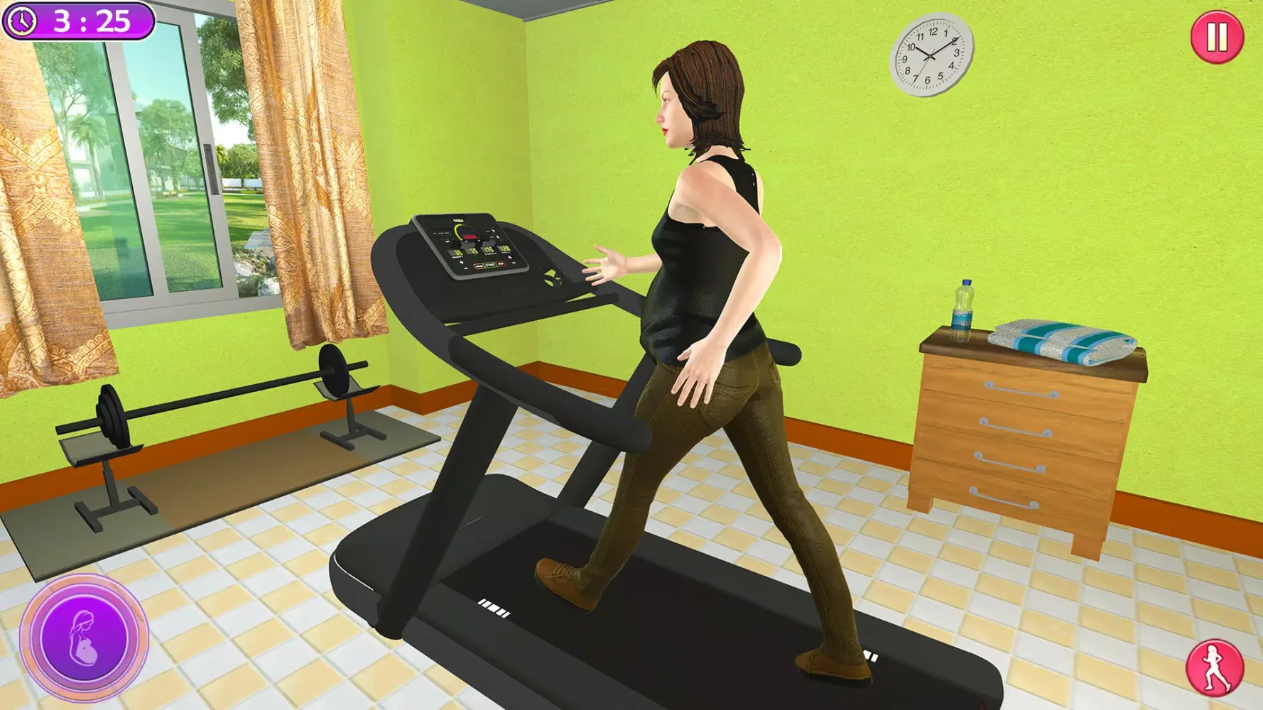 Tangkapan skrin Pregnant Mother Sim Games Life