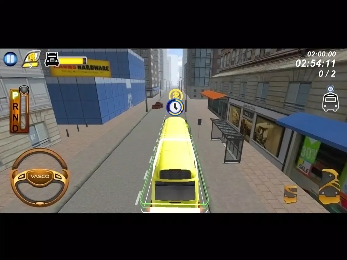 Ảnh chụp màn hình của Schoolbus Parking 3D Simulator iPad 