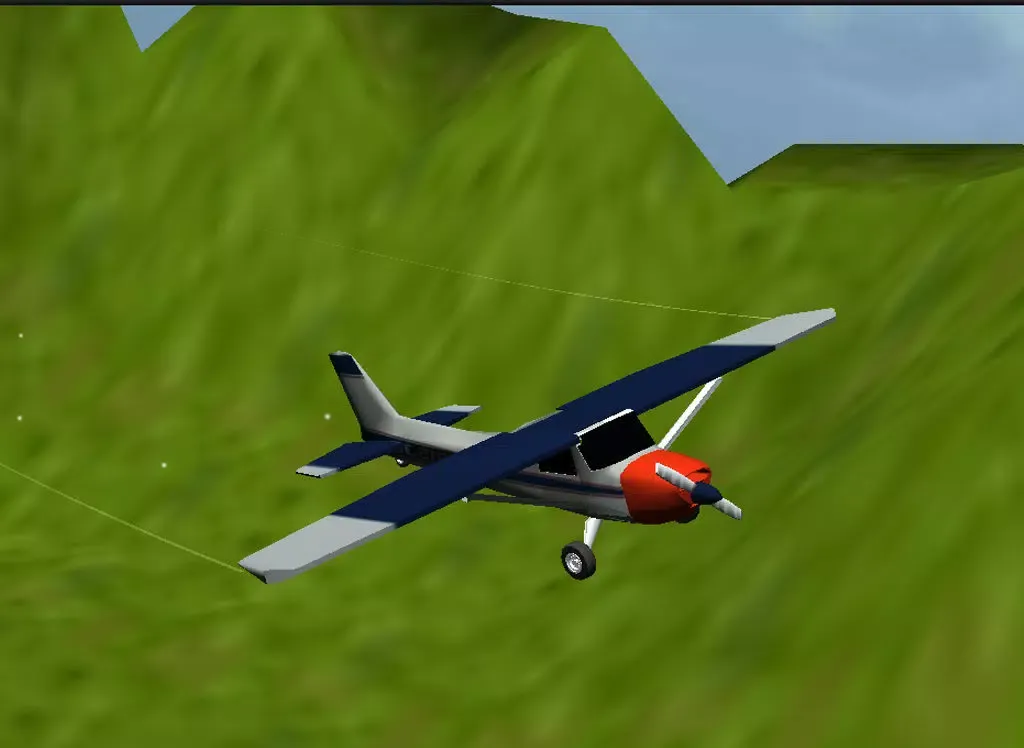 Capturas de tela do Cessna 3D flight simulator iPad 