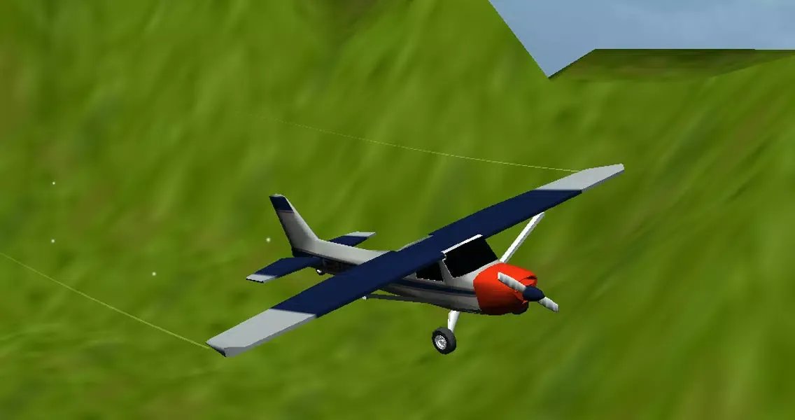 Capturas de tela do Cessna 3D flight simulator