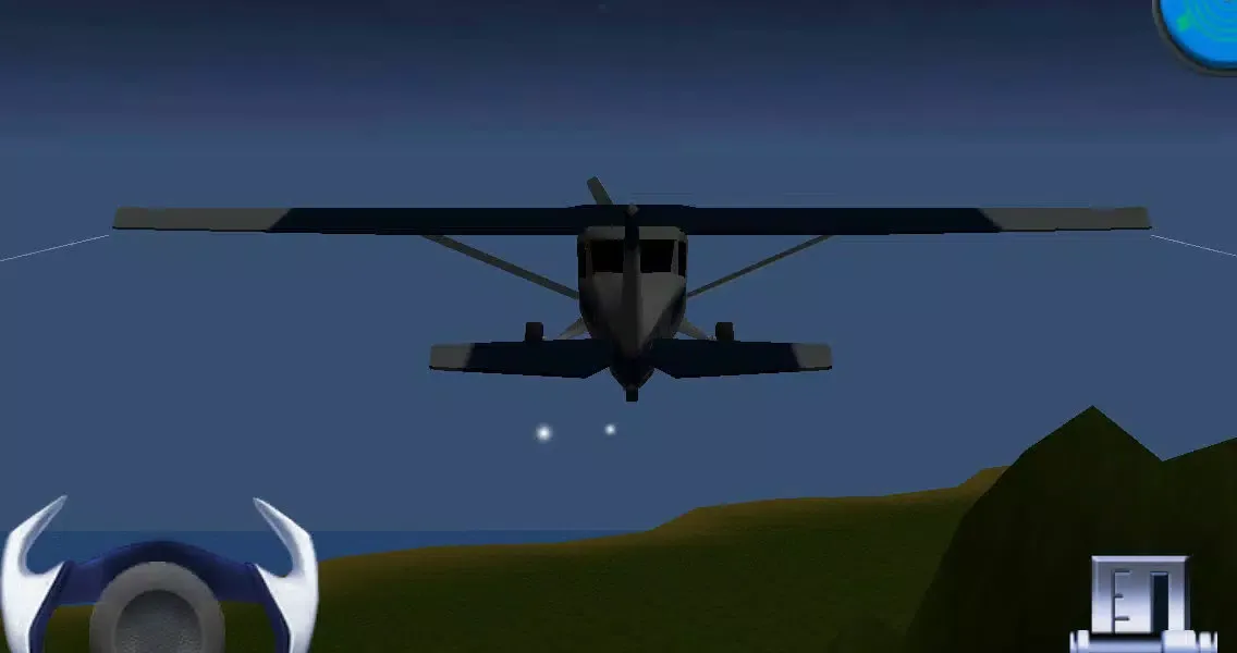 Capturas de tela do Cessna 3D flight simulator