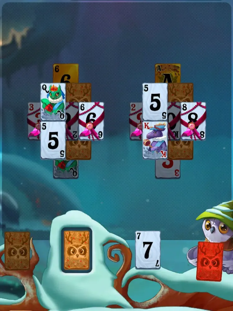 Solitaire Frozen Dream Forest iPad 應用截圖