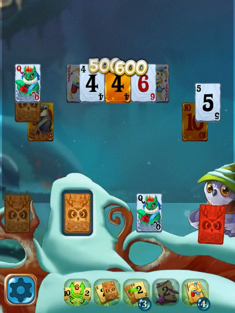 Solitaire Frozen Dream Forest iPad 應用截圖