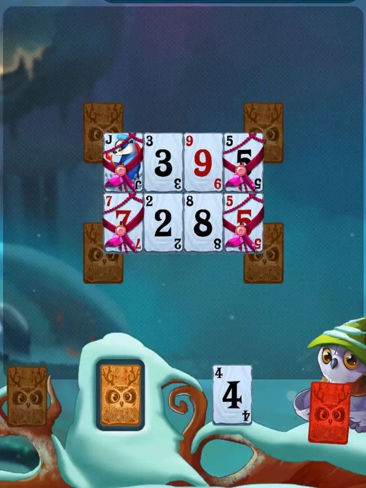 Solitaire Frozen Dream Forest iPad 應用截圖