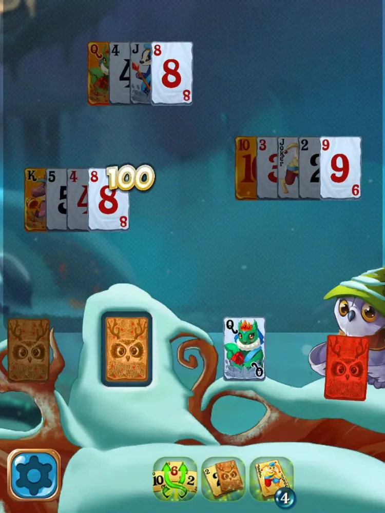Solitaire Frozen Dream Forest iPad 應用截圖