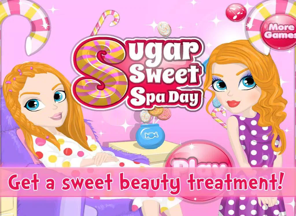 Capturas de tela do Sugar Sweet Spa Day Makeover iPad 