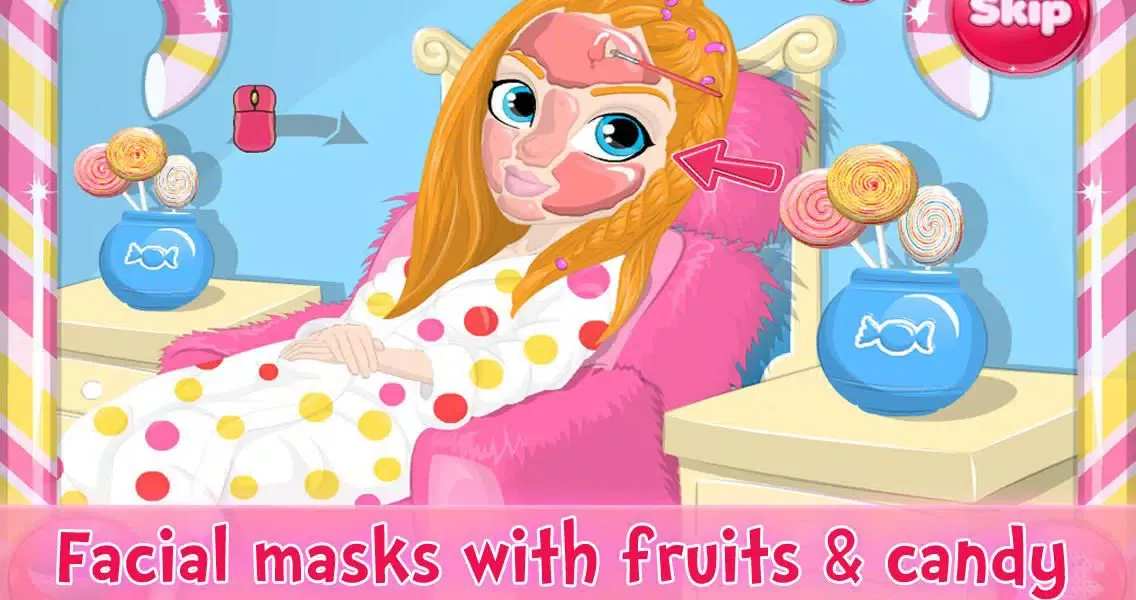 Capturas de tela do Sugar Sweet Spa Day Makeover