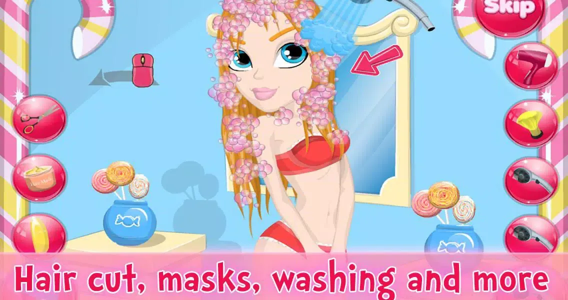 Capturas de tela do Sugar Sweet Spa Day Makeover