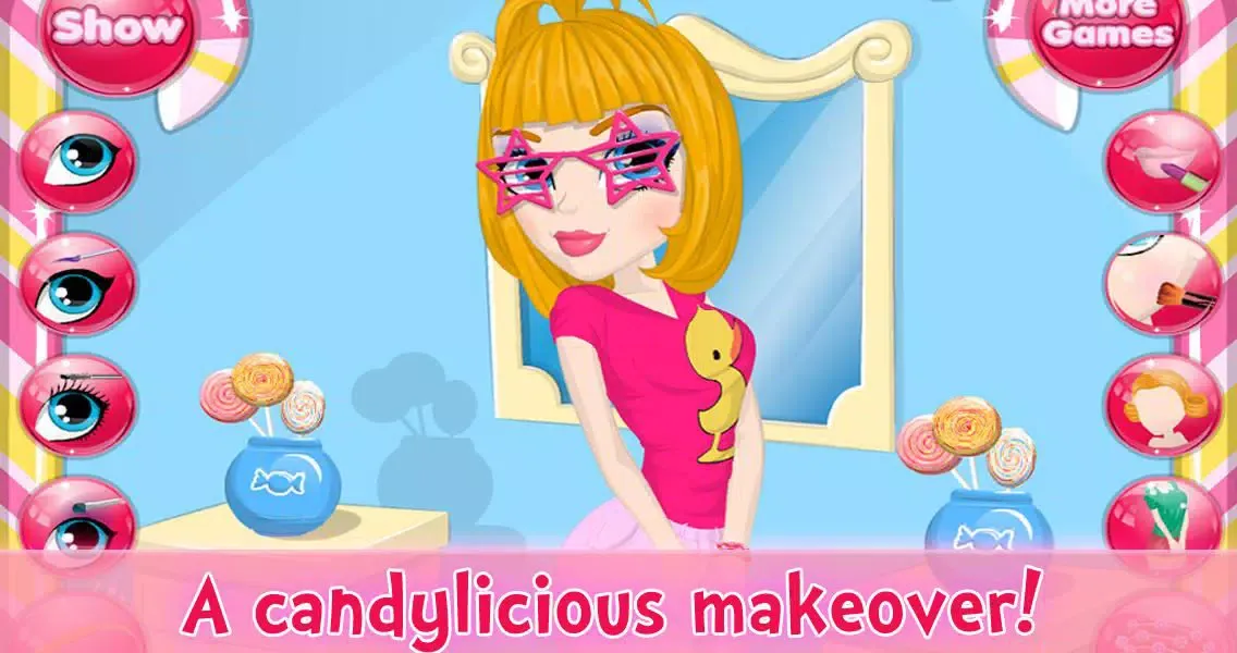 Capturas de tela do Sugar Sweet Spa Day Makeover