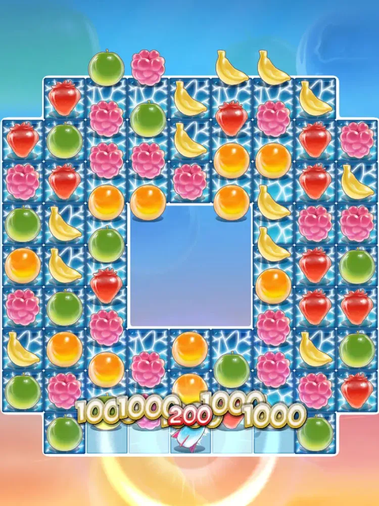 Capturas de tela do Super Icy Fruits Blast - Match 3 Puzzle Game iPad 