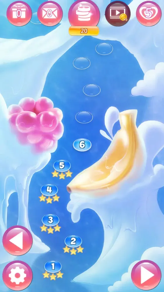 Capturas de tela do Super Icy Fruits Blast - Match 3 Puzzle Game