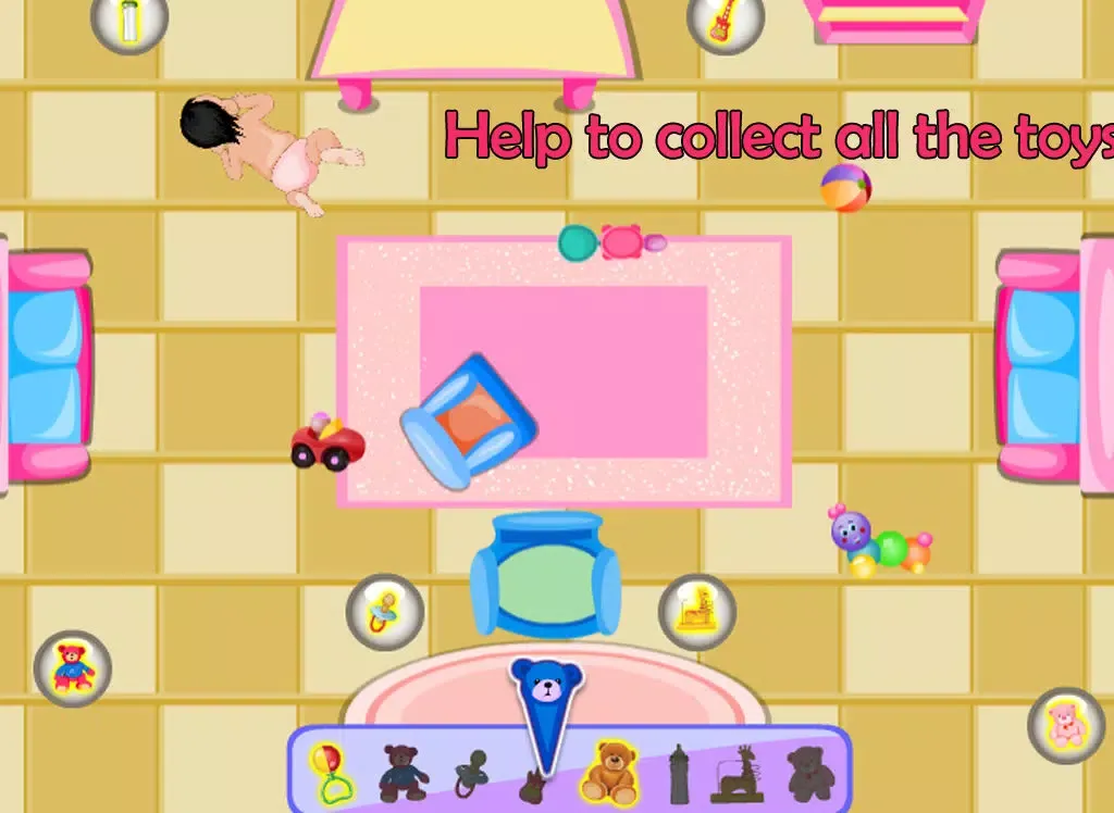 Take care for baby - Kids game iPad  Screenshots