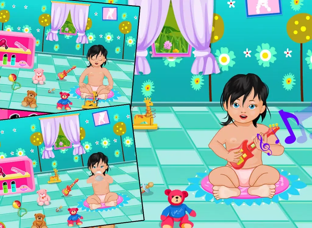Take care for baby - Kids game iPad  Screenshots