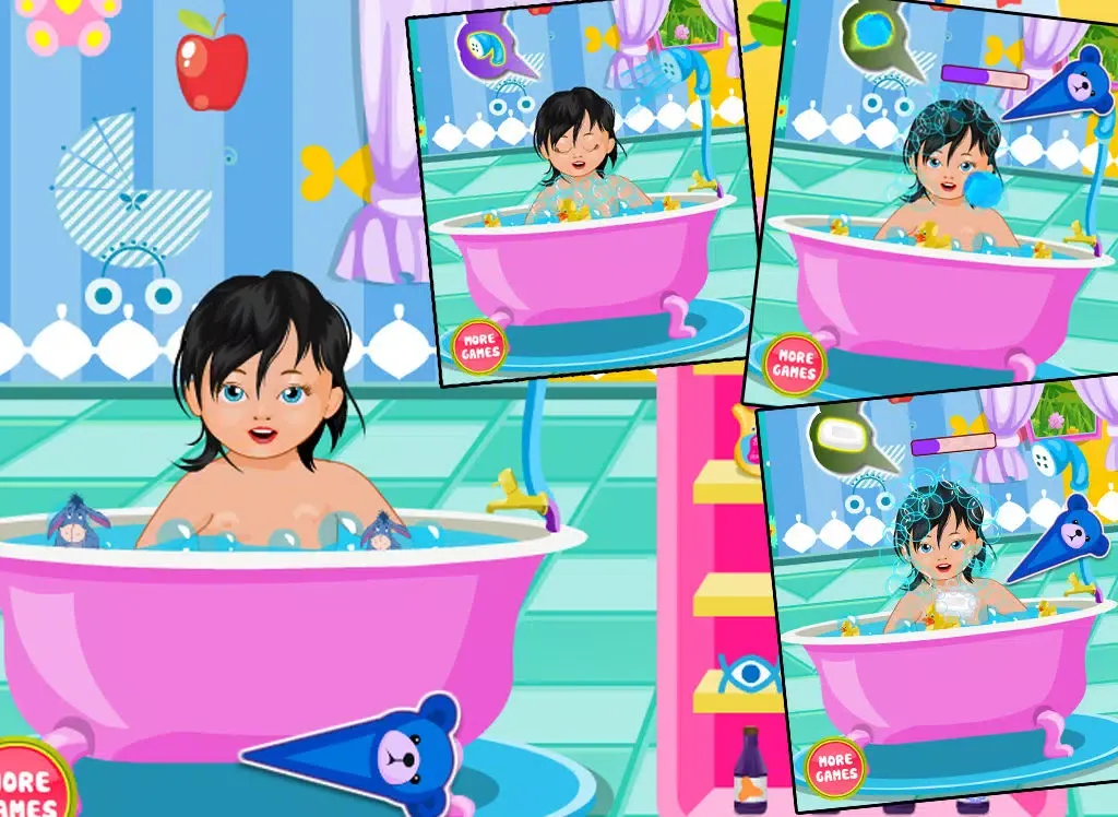 Take care for baby - Kids game iPad  Screenshots