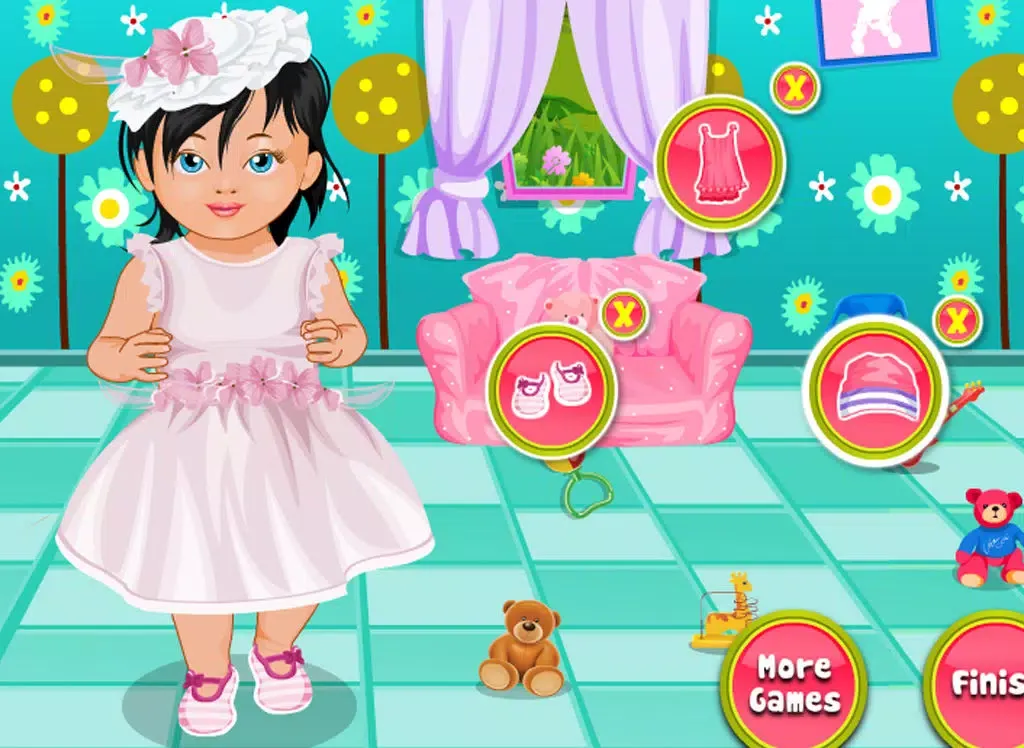 Take care for baby - Kids game iPad  Screenshots