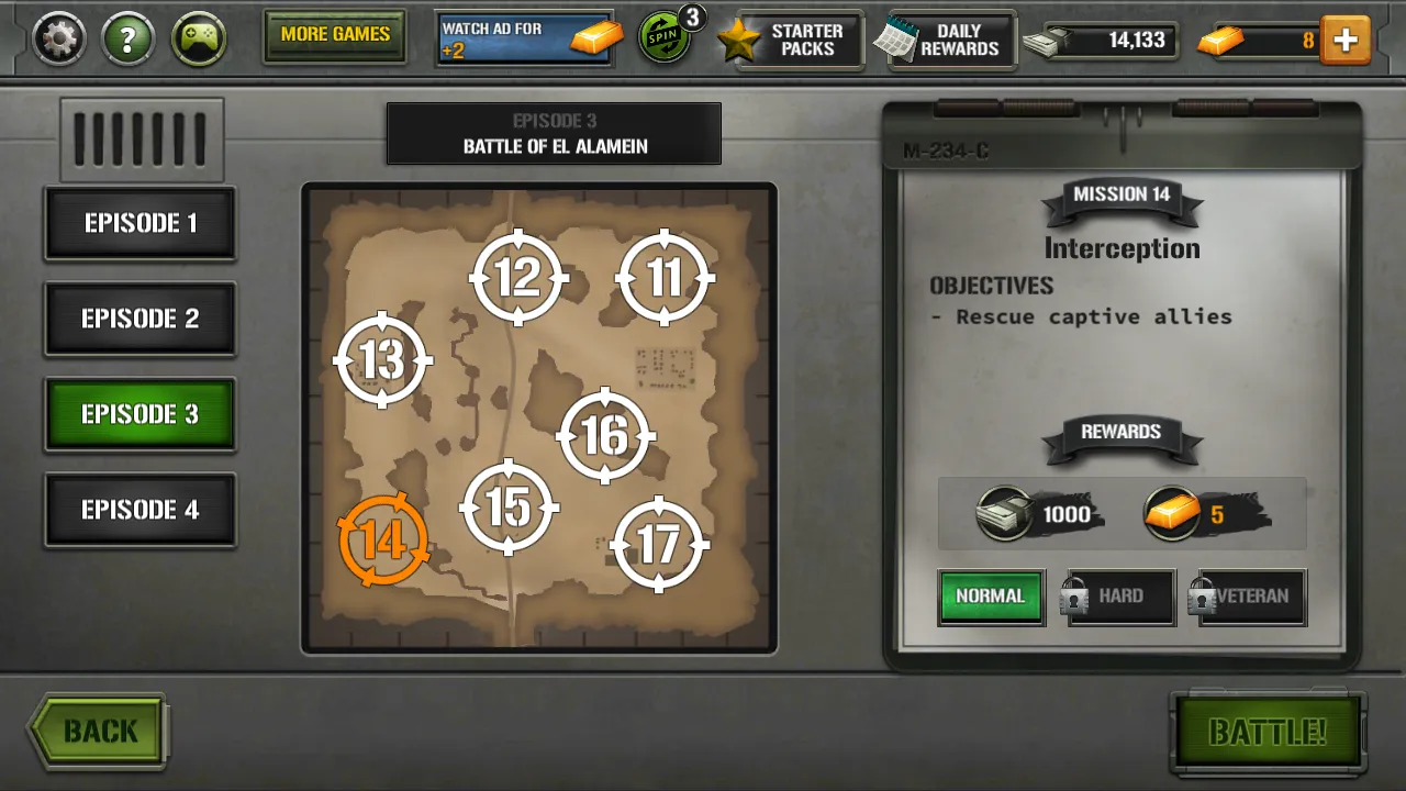 Tanks of Battle: World War 2 Screenshots