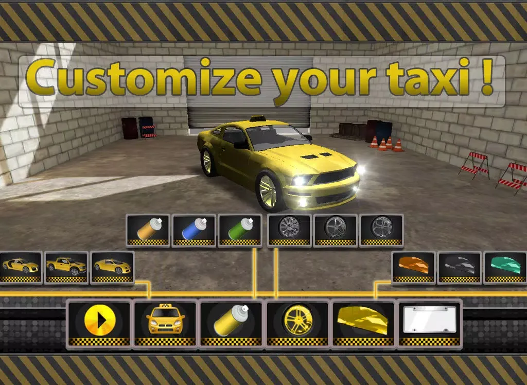 Capturas de pantalla de 3D Taxi Driver Duty Game iPad 