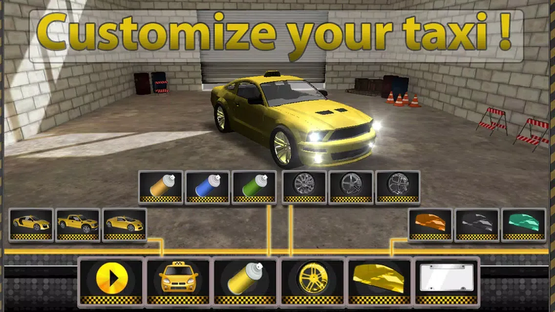 Capturas de pantalla de 3D Taxi Driver Duty Game