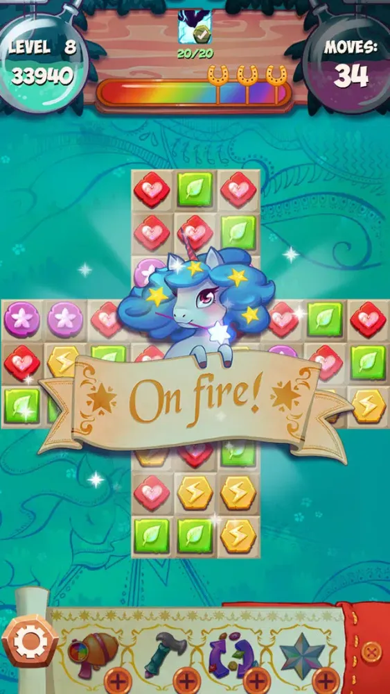 Tangkapan layar Unicorn Forest: Match 3 Puzzle