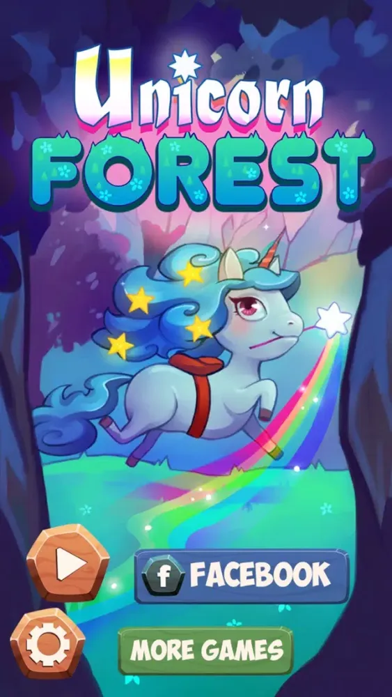 Tangkapan layar Unicorn Forest: Match 3 Puzzle