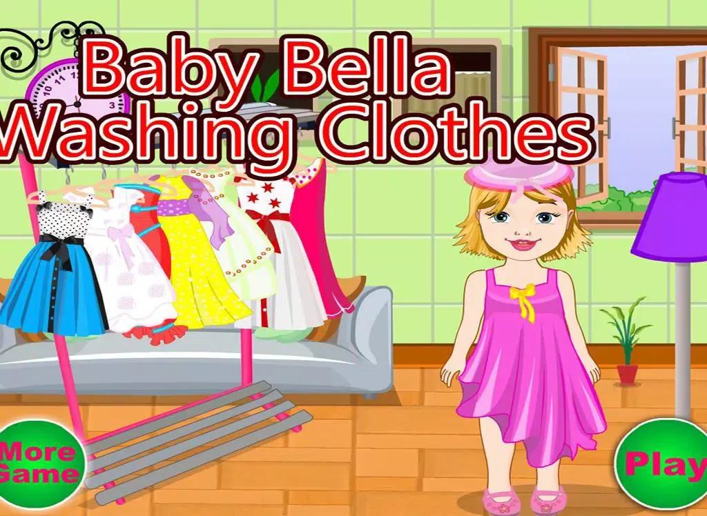 Baby Bella Washing Clothes iPad  Screenshots